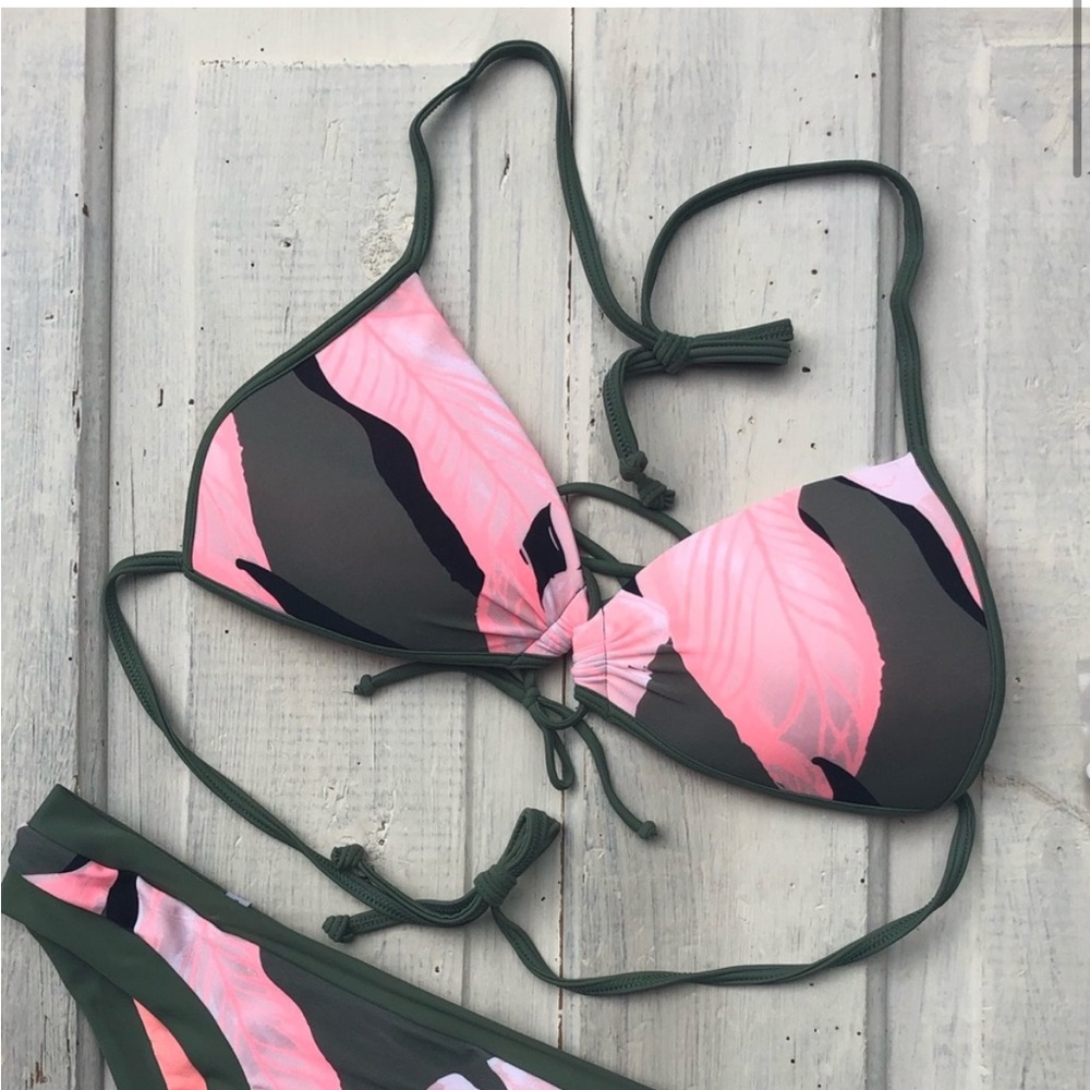 Body glove triangle push up bikini